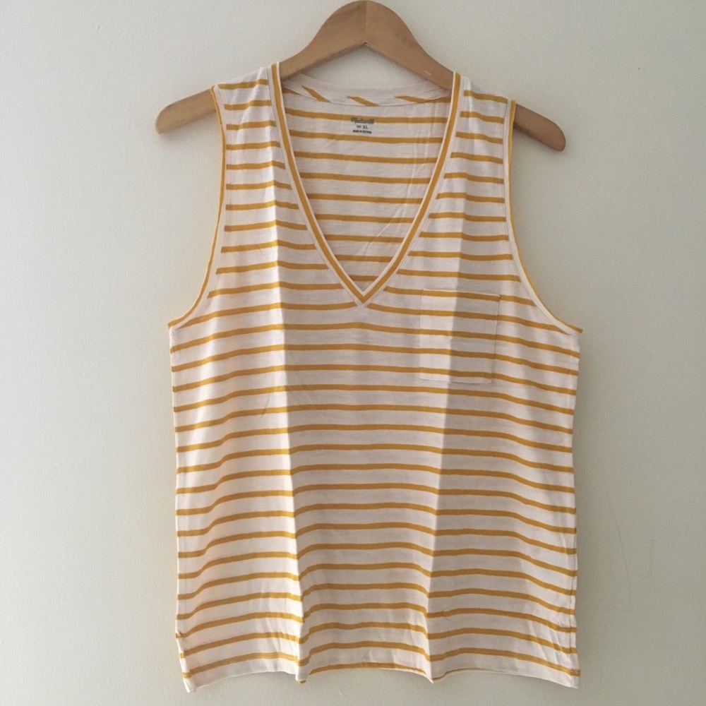 Whisper Cotton V-Neck Pocket Tank
